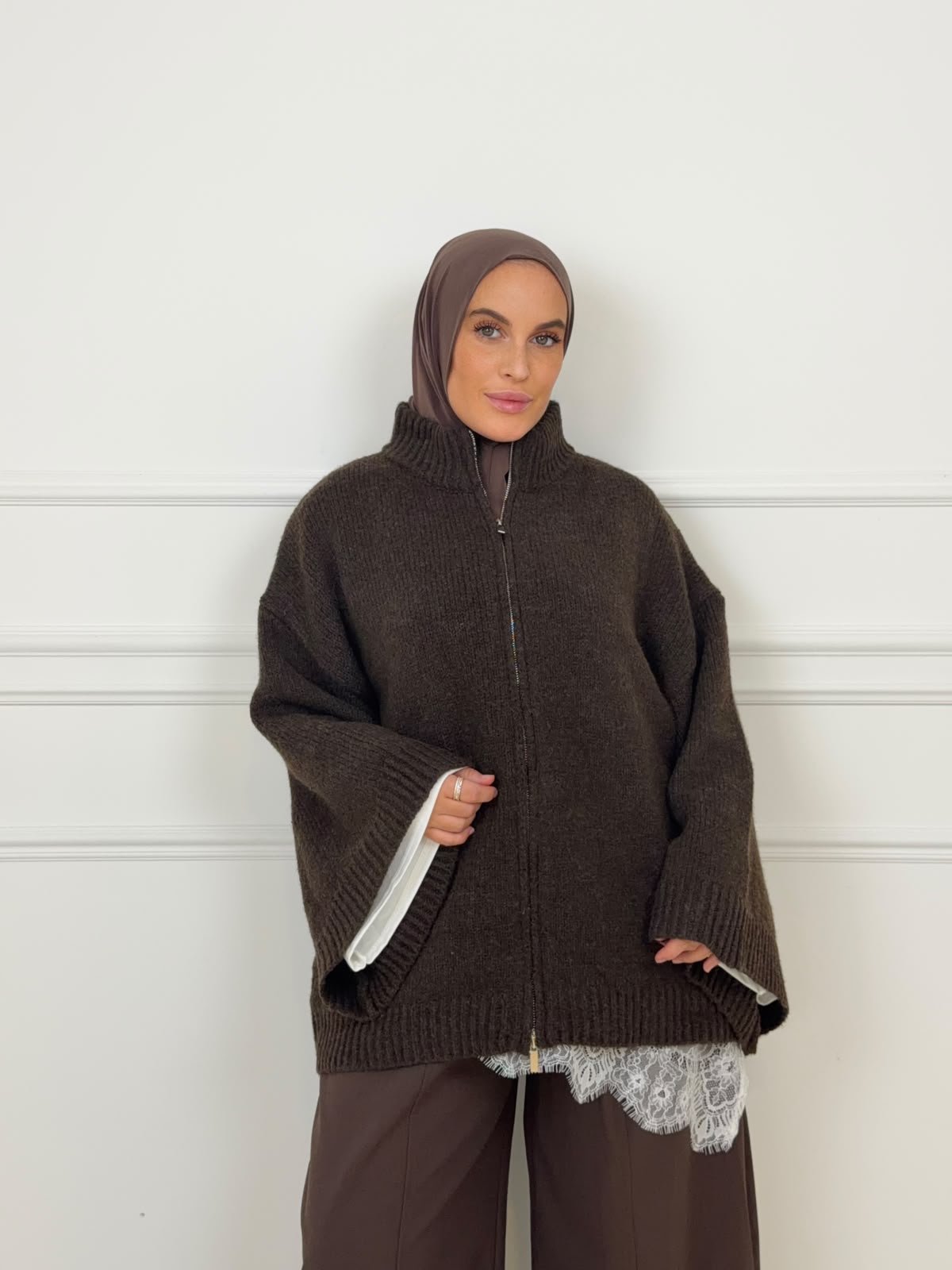 Gilet zippé en maille – Image 5