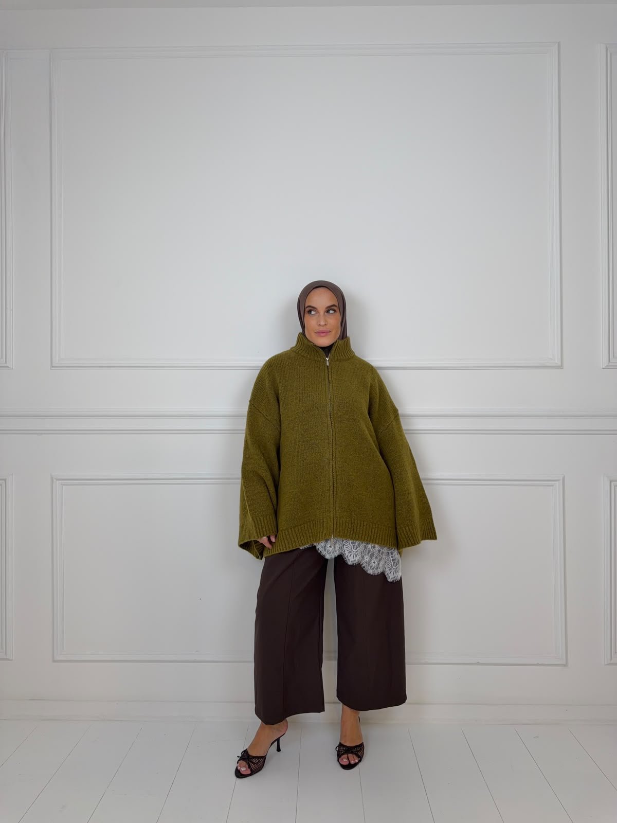 Gilet zippé en maille – Image 7