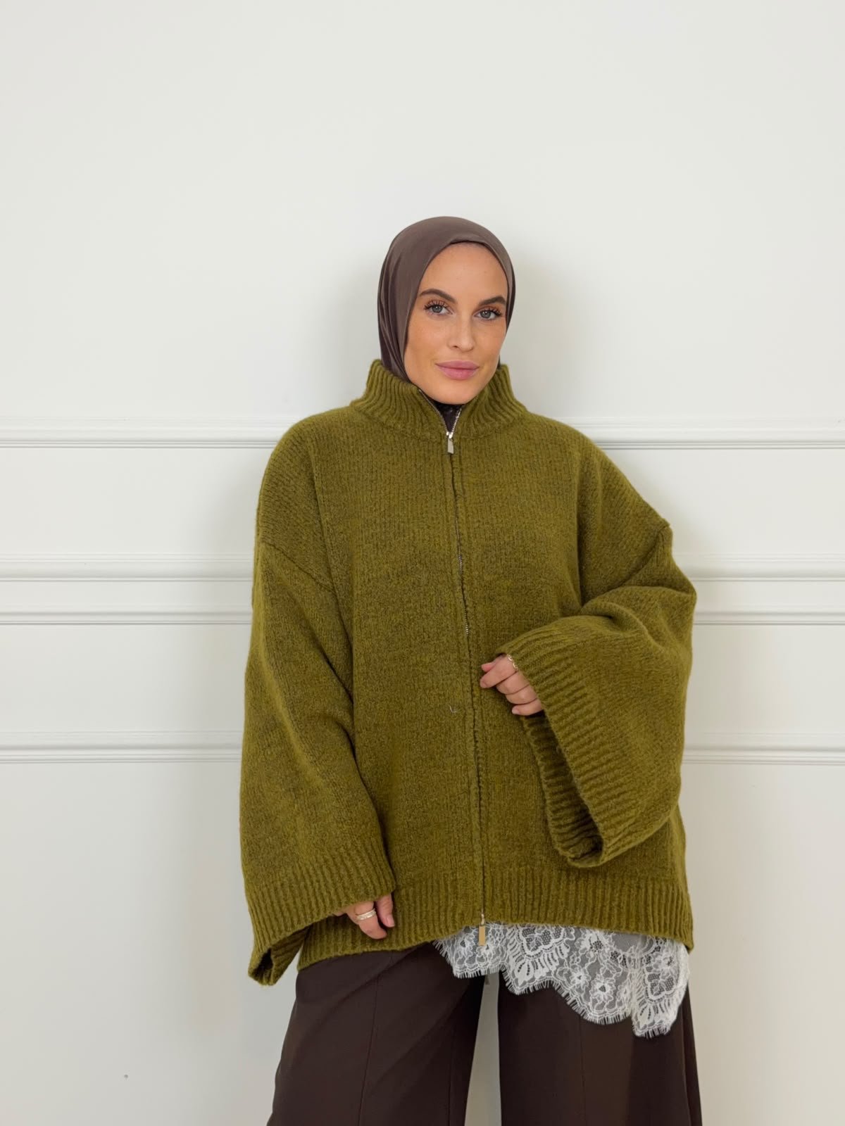 Gilet zippé en maille – Image 4